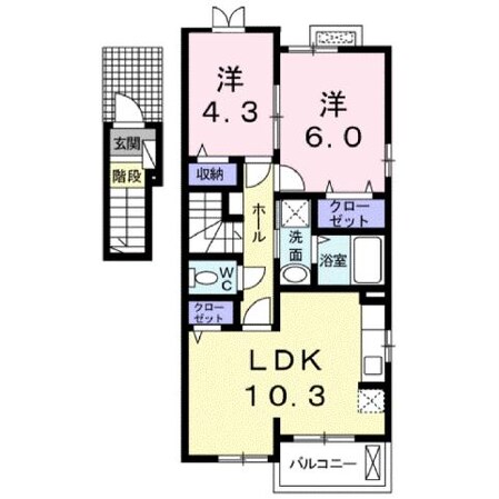 サニーⅡの物件間取画像